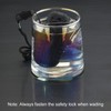 Outdoor Double Arc Electric Lighter Portable Waterproof Flashlight Lighter Charging