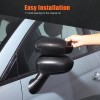 Ynei ABS Carbon Fiber Side View Mirror Cap Shell Parts