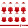 Hammont Gumball Machine Shaped Acrylic Candy Boxes - 8 Pack