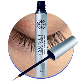 NATURAL LASHES Eyelash & Brow Growth Serum by TSU:SEI. Effective Organic Serum for Growth and Thickness. Lash Enhancer for Longer, Fuller and Stronger Natural Lashes - Rapid Thickener. 6ml.