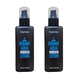 Purederm 1+1 Purederm Homme Aqua All-in-One Lotion 150ml Men Men / 1+1 퓨어덤 옴므 아쿠아 올인원 로션 150ml 남성 남자