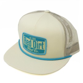 Red Dirt Hat Co. Adjustable Snapback Rope Hat - Stylish Snapback Trucker Cap for Men & Women, One Size Fits All (US, Alpha, One Size, Yeehaw - Stone)