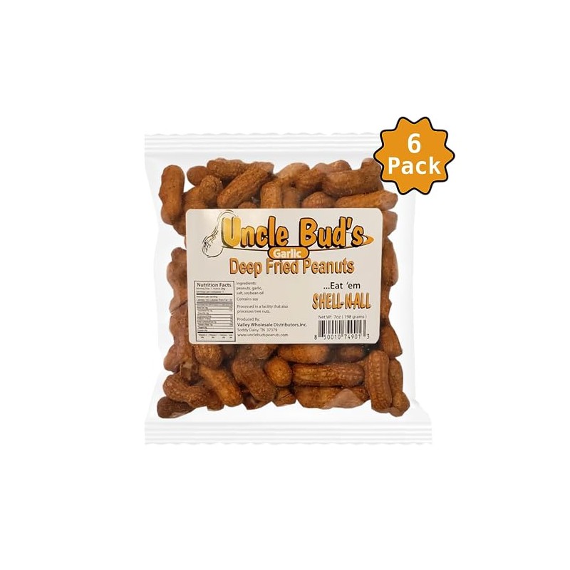 Deep Fried Peanuts -Eat em Shell & All! (Garlic) 6