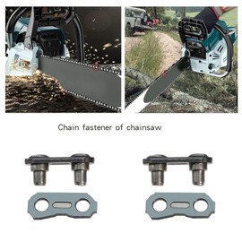 ECSiNG 20 Sets Chainsaw Chain Link Chainsaw Master Link Repair Preset Band Compatible with 825.5cm 1.5mm Chain Fits Chains from 62 to 86 Links