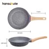 hansubute Induction Nonstick Frying Pan,Light Weight Skillet,Healthy Non Toxic Omelet