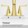 Pfister Willa Bathroom Sink Faucet, 4-Inch Centerset, 2-Handle, 3-Hole, NSF
