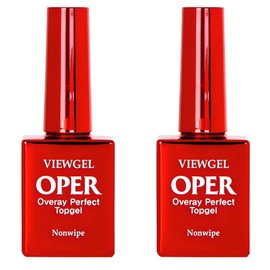 Viewel Opal Overlay Oppa Top Gel, 10ml, 2 pcs / 뷰젤 오팔 오버레이 오빠 탑 젤, 10ml, 2개