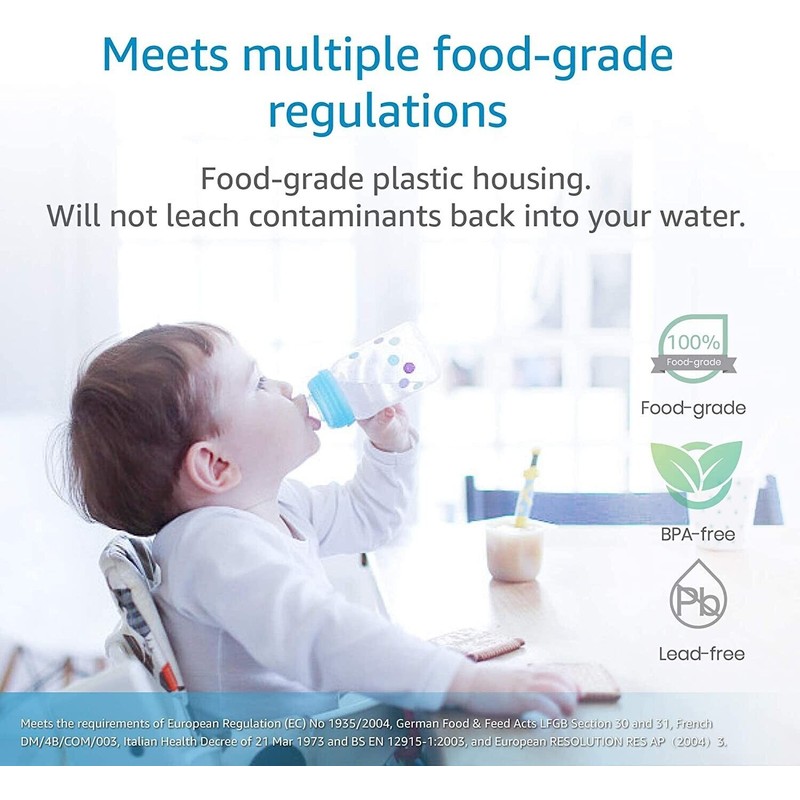 AQUA CREST Fits Filtrete 3US-AF01, 3US-AS01 Under Sink Water Filter