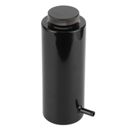 Radiator Coolant Overflow Puke Tank, Radiator Coolant Aluminum Collection Tank, 80ML Overflow Tank, Automotive, Universal (Black)