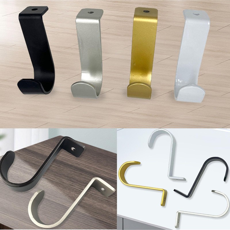 ZAAWUUT Ceiling Curtain Rod Hanging Brackets,3-Pack Ceiling Mount Sturdy Curtain