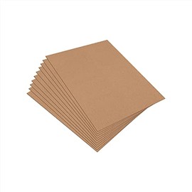 Medium Heavy .022 Thick Chipboard Sheets Environmentally-Friendly Hardboard for Mailing, Shipping Pads, Crafts, Scrapbooking, Picture Frame and Document Prints Backing (5" x 7", 10-Pack)