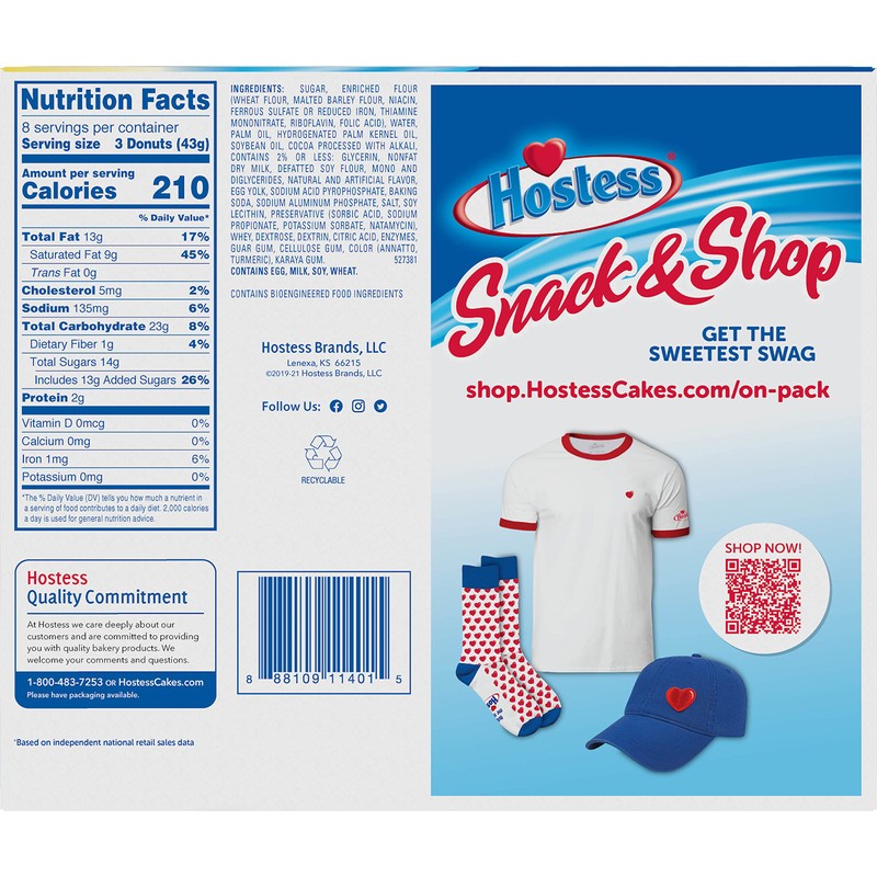 Hostess Frosted Donettes 12oz Box
