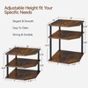 Huukhuom Wooden 3-Tier Corner Shelf, Kitchen Countertop Organizer Counter Stand
