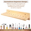 Stepstall 3 Pack Tool Organizers and Storage, Wooden Screwdriver Organizer