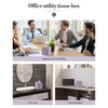 Tissue Box Cover, Jeethemy Square PU Leather Tissue Box Holder,