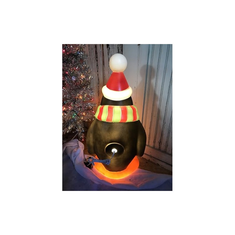 Blow Mold Chilly Willy Penguin Light Up