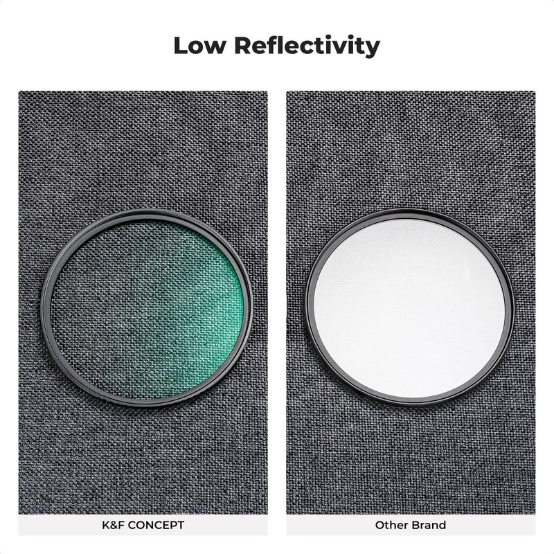 K&F Concept 55mm UV and CPL Filter Kit 18 Multi