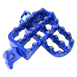LTIENBST Blue Aluminum Lengthened Enlarged Footpegs Foot Pegs Pedals Pads Footrest Compatible with Yamaha Tenere700/XTZ 700 2019-2024,Tenere 700 Rally Edition 2020-2024,Tenere 700 Accessories