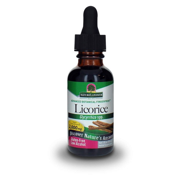 Nature's Answer Licorice Root Liquid Supplement 1 Fluid Ounce | Daily Digestion Support | Natural Immune Booster | Promotes Healthy Lungs