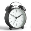 Twin Bell Loud Alarm Analog Alarm Clock, 4 inch Super