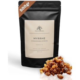 Myrrh Incense Resin 500 g - High-Quality Myrrh Resin for Smoking | Natural Pure Tree Resin & Incense for Aromatherapy, Rituals & Relaxation
