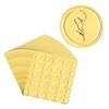 500Pcs Embossed Gold Foil Stickers, Calla Lily