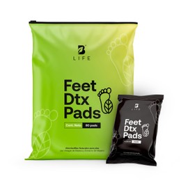 Parches para Pies con Jengibre, Vinagre y Carbón de Bambú. Limpieza para eliminar Impurezas del Cuerpo. Feet Dtx Pads B Life.