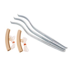 ALPHA MOTO Motorcycle Bike Tire Rim Repair Removal Iron Level Changing Tool Bead Breaker Three Curve Tire Irons Spoons and Rim Protectors Combo Set