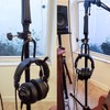 Clamp-On Headphone Headset Tambourine Holder Cowbell Hanger Clip Microphone Stand,