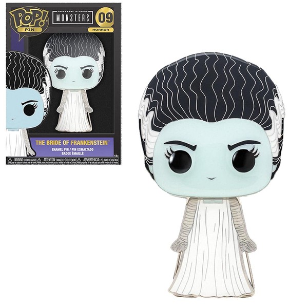 Universal Monsters 3 Inch Funko POP Pin | Bride of