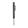 VERLINGER Carpenter's Pencil Deep Hole Marker with Sharpener Mechanical Stainless