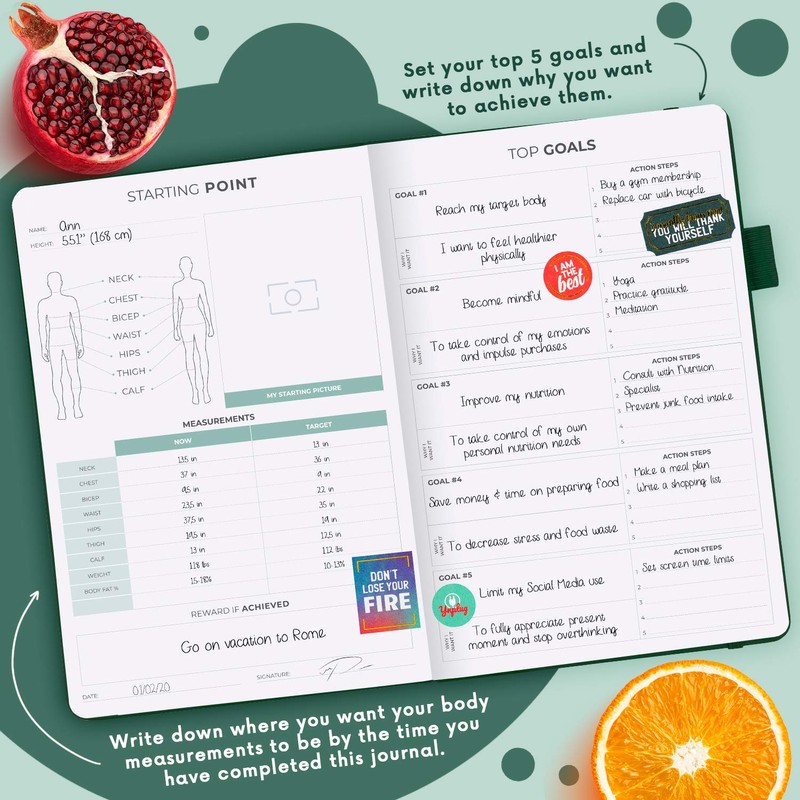 Clever Fox Wellness Planner - Weekly & Daily Health and
