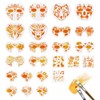 24pcs Animals Face Paint Stencils, 18 x 20cm Cartoon Party