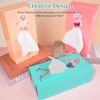 1 Stück Taschentücher Box mit Fliegendem Rock-Design, Kreative Taschentuchbox Kosmetiktücher