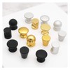 BOZONLI Pack of 6 Matt Black Ball Knobs, Drawer Knobs,