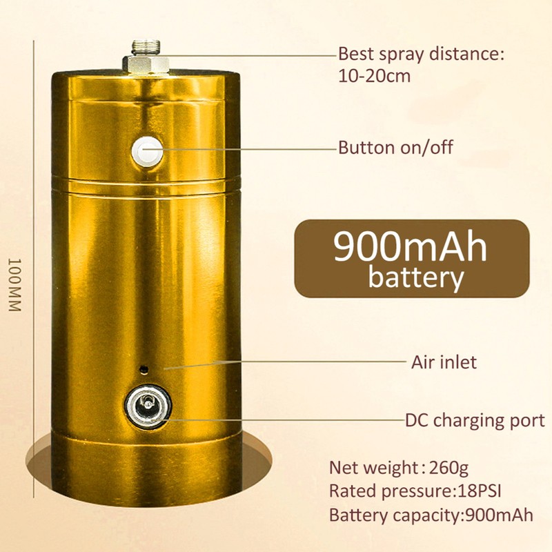 Rechargeable USB Airbrush Kit Portable Airbrush Compressor Spray Pump Handheld