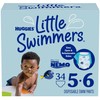 Huggies Little Swimmers Disposable Swim Diapers, Size 5-6 (32+ lbs),