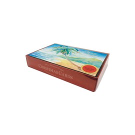Boxed Christmas Cards Deluxe HOLIDAY ON THE BEACH