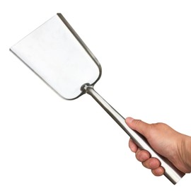 Fireplace Shovel 16.4 Inch Heavy Duty Stainless Steel Ash Shovel for Fireplace, Wood Stove, Fire Pit, Coal, Gardening and Outdoor