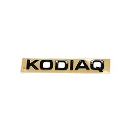 Kodiaq Black Tailgate Emblem Letters Blackline Logo