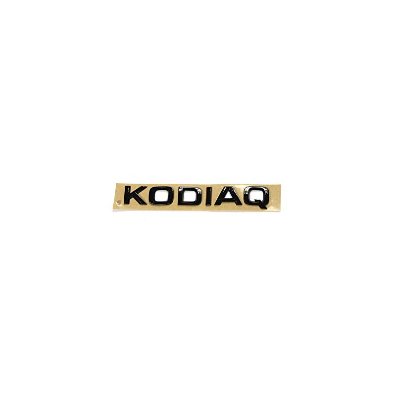 Kodiaq Black Tailgate Emblem Letters Blackline Logo