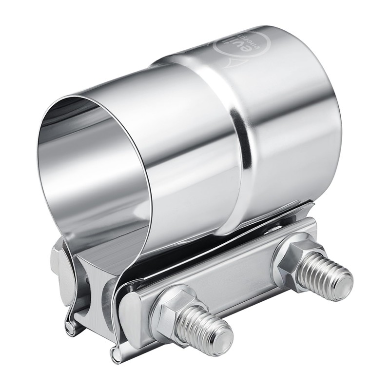 EVIL ENERGY Exhaust Clamp,Lap Joint Band Clamp Stainless Steel for