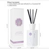 Aeviva Reed Diffuser Set, 6.7 oz Lavender Eucalyptus Scented Reed