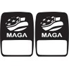 JeepTails USA American Flag MAGA Tail Light Covers (Non-LED) Compatible