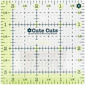 Riley Blake Cute Cuts Ruler 3.5"X3.5"-