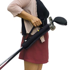 Golf Club Carry Bag Portable Golf Sunday Bag Lightweight Nylon Golf Pencil Bag with Adjustable Shoulder Strap for Women Men Golf Training Travel Case Driving Range Course Can Hold 3-4 Clubs Bags