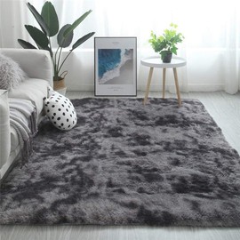 Area Rugs for Living Room 6 x 9 Ultra Soft Fluffy Large Shaggy Rug Carpet for Bedroom Non-Slip Plush Rugs for Nursery Boys Girls Kids Room Modern Indoor Home Decor Anti Slip