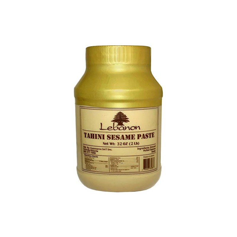 Lebanon Tahina - All Natural Tahini Sesame Paste (2 Lb)