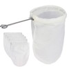 Fine Mesh Strainer, 6Pcs Cloth Strainer Bags with Steel Handle