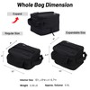 MIER Expandable Lunch Bag Insulated Lunch Box for Men to